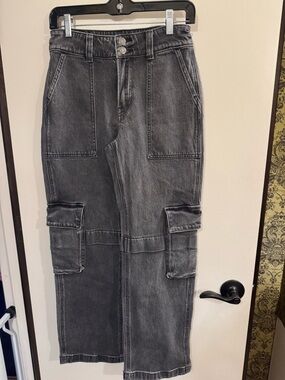 Oak + Fort black denim jeans // 25